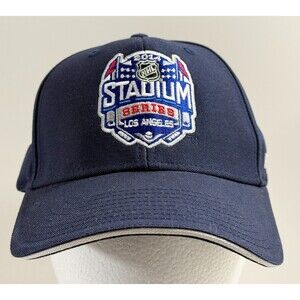 Reebok NHL Hockey Hat Cap 2014 Los Angeles Stadium Series Adjustable Blue